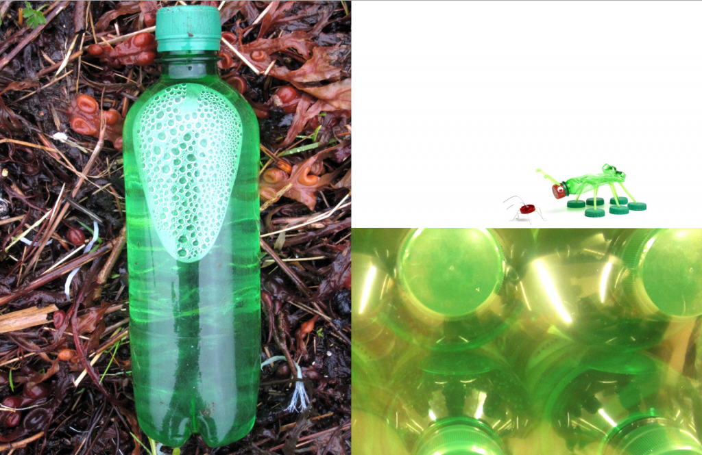 why coloured plastic bottle tops?! Hannah Tofts Creation